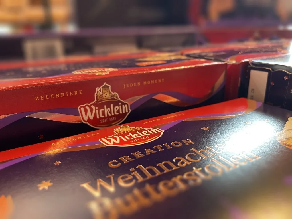 Wicklein – Packaging Regal Creation Butterstollen
